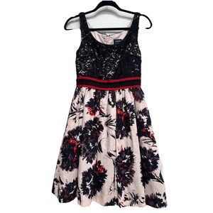 Peter Som Made In Kind Size 0 US Sleeveless Beaded ‎ Dress Anthropologie
